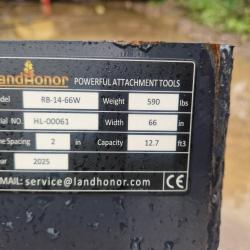 Skidsteer Riddle bucket